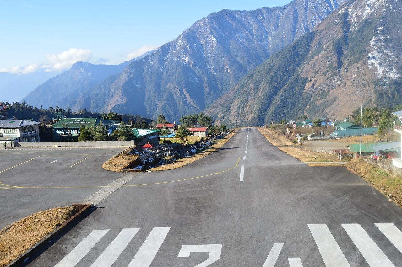 Lukla Airport Mountain